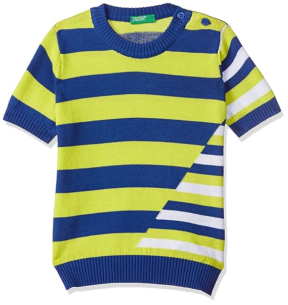Baby Boys Striped Regular fit T-Shirt