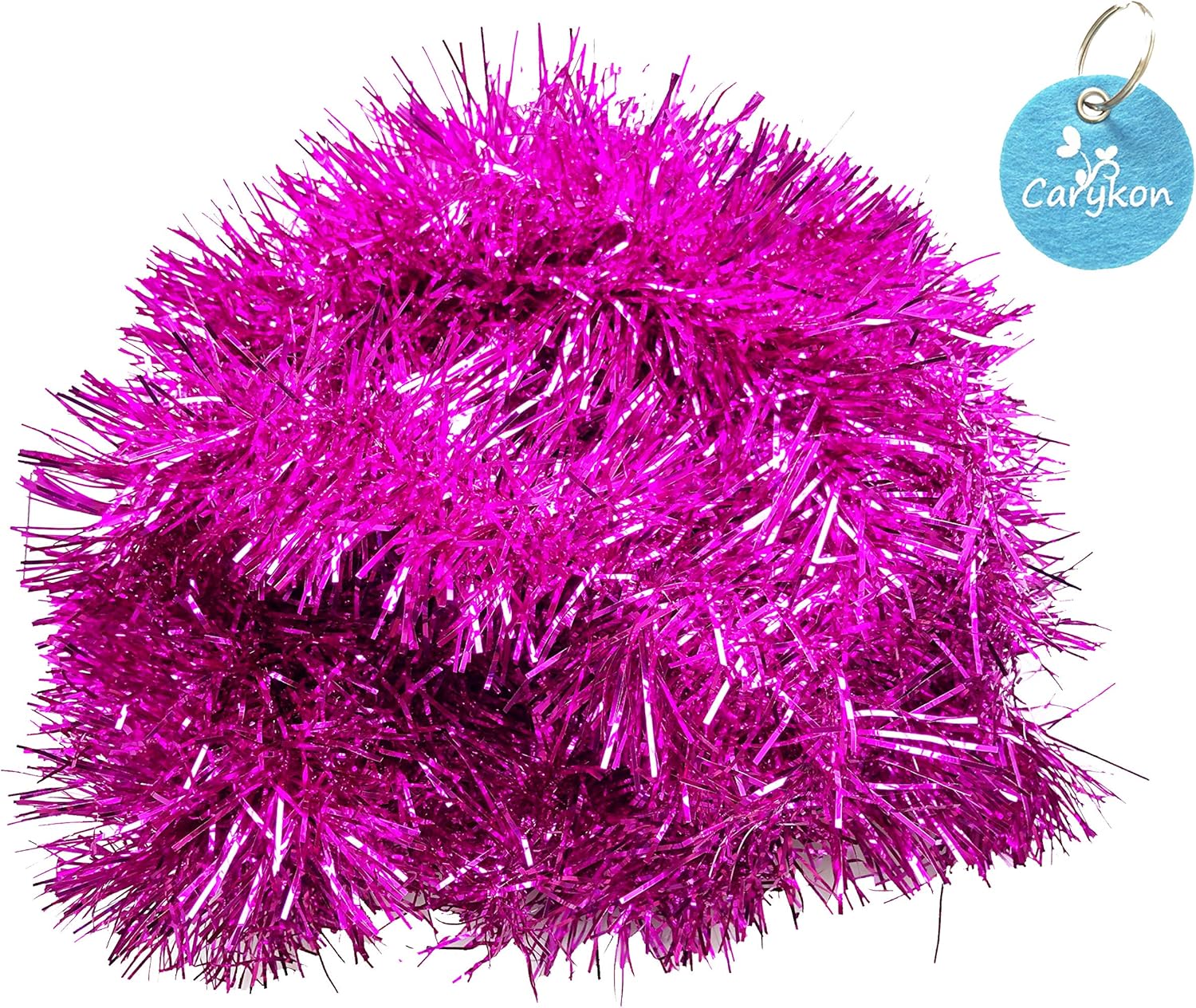 Carykon Elegant Hanging Sparkly Tinsel Garland, 5 Pcs, Each