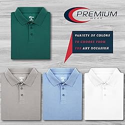 Premium Wear Men's Polo T-Shirts, High Moisture