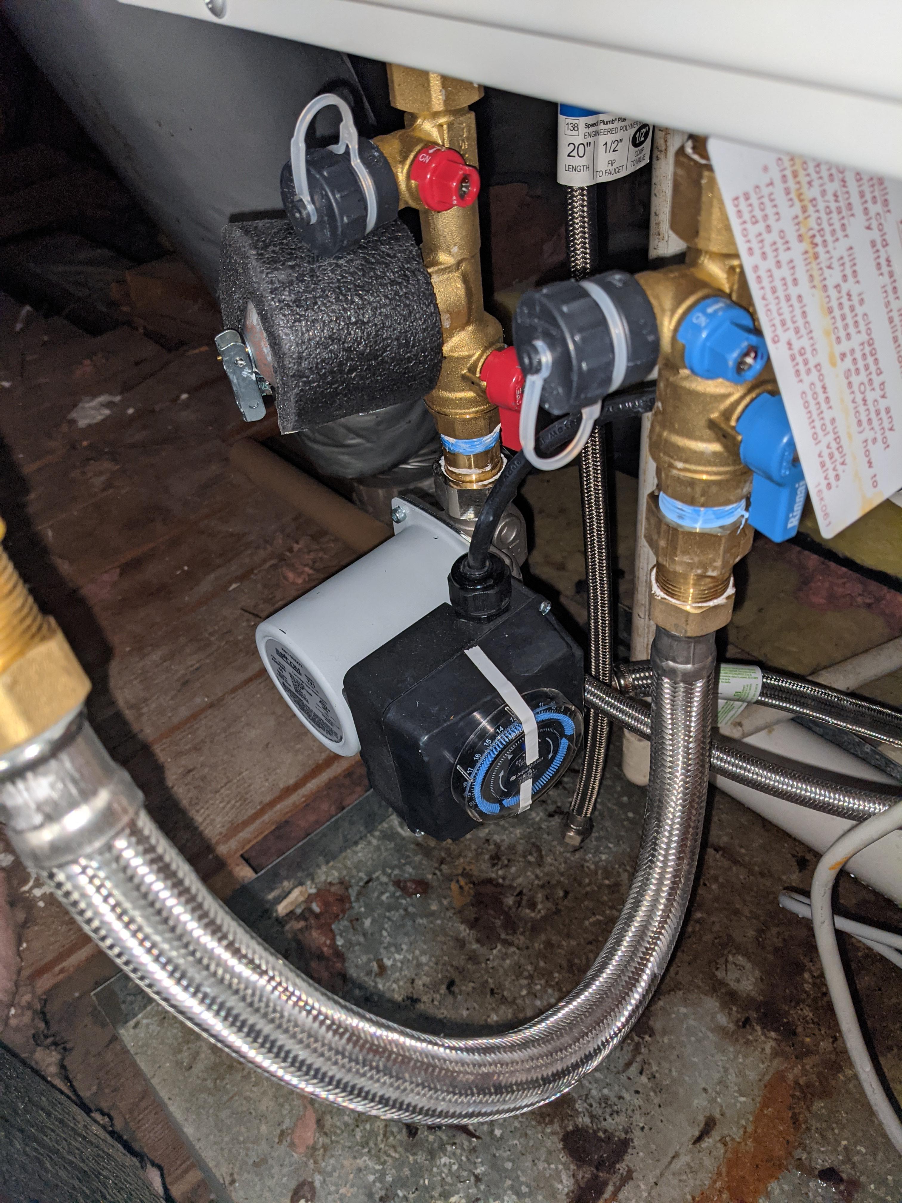 14/mo Finance TV1 Instant Hot Water Recirculating Pump for