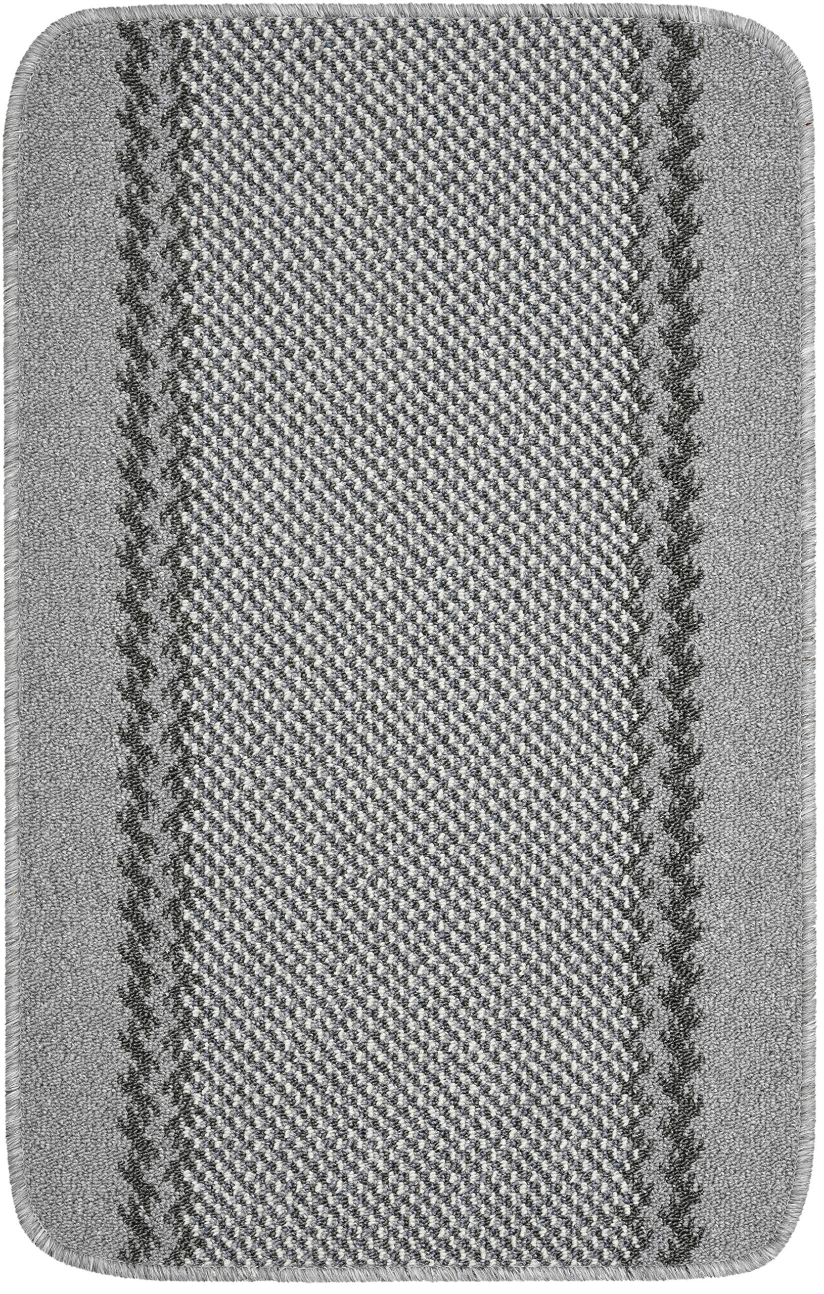 Dandy by William Armes, Kilkis Washable Kitchen Mat Non Slip Mat (Silver, 80 x 50cm)