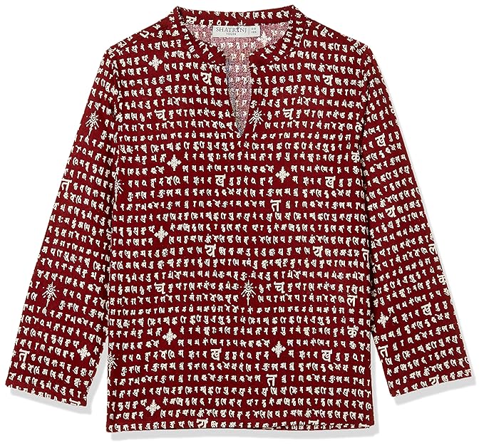 by Fbb Boys' Shirt Synthetic Kurta