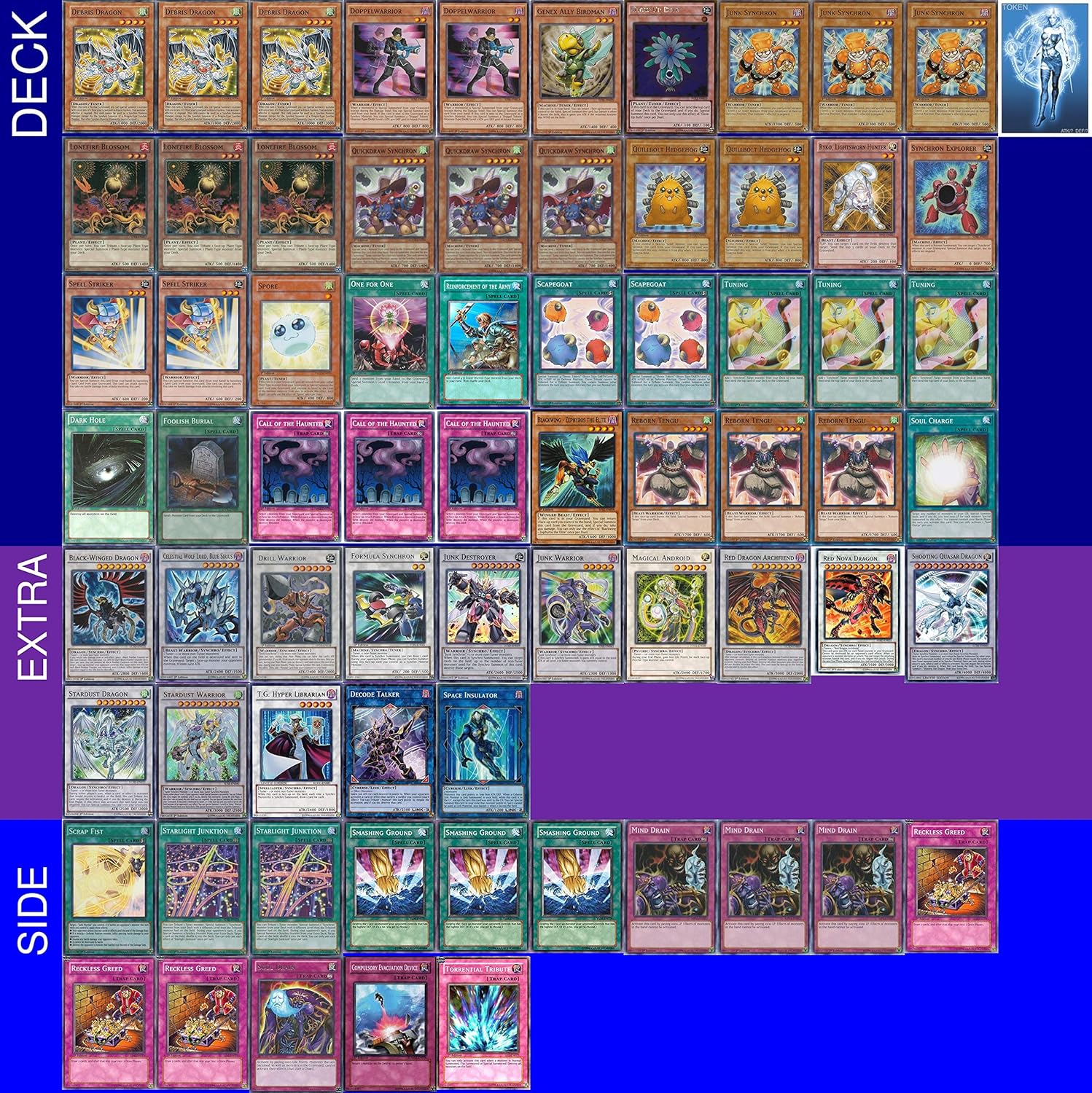 Extra Deck Cards Yugioh Junk Deck Complete 40 Collectible Card Games