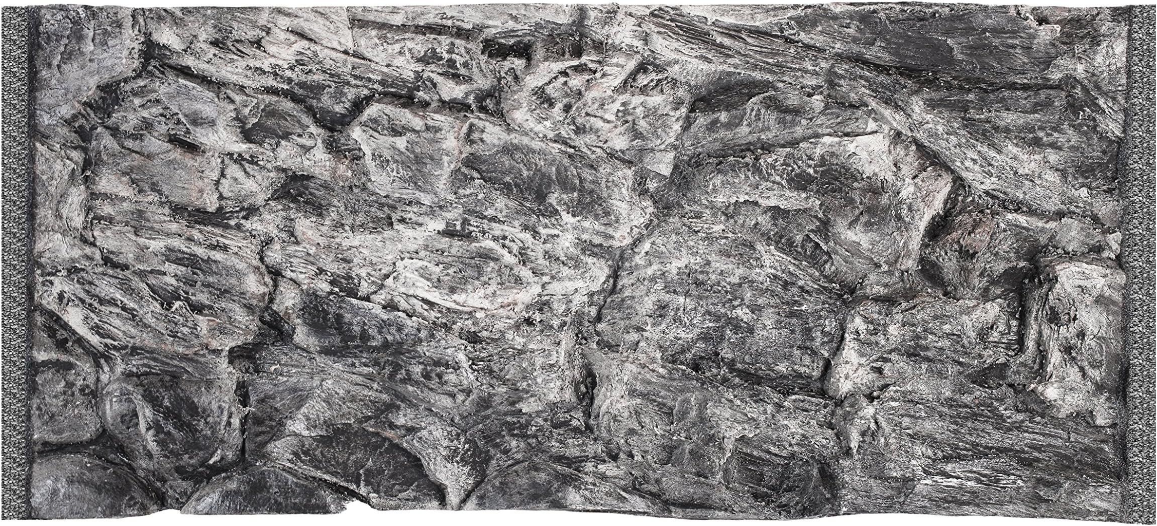 Acuami Aquarium 3D Rock Grey 100 x 50 cm