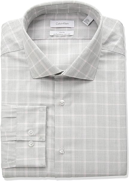 grey slim fit dress shirt