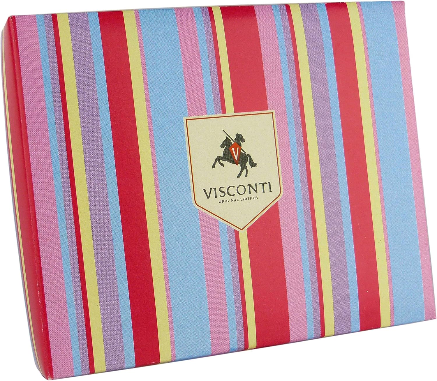Visconti Ladies Compact Leather Purse/Wallet Shades of Colours Gift Boxed Fashion (Shades of Red)(Size: 115mm x 90mm x 30mm ( 4.5inch x 3.5inch x 1.25inch)) - Image 4