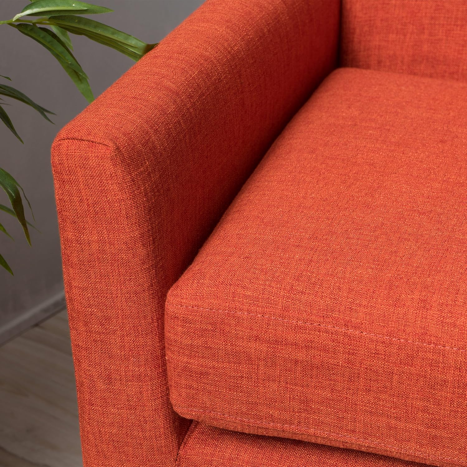 Christopher Knight Home Aurla Fabric Accent Chair, Muted Orange: Kitchen & Dining