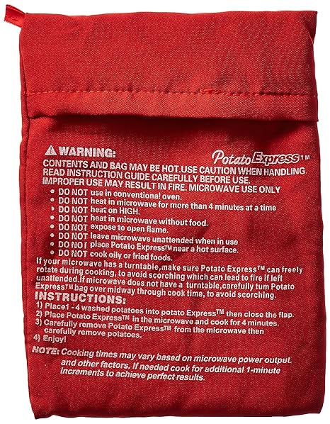 JL futuro Express de patata microondas bolsa para cocina, color ...