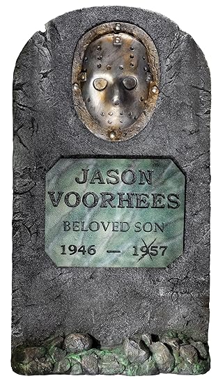 Buy Friday The 13th Jason Voorhees 3 Life Size Tombstone Party