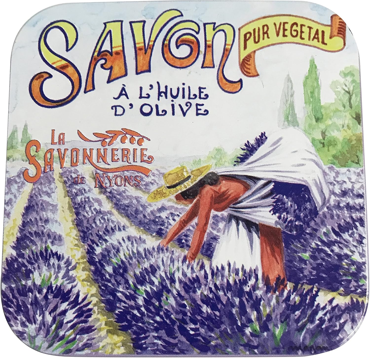 Amazon ラ サボネリー アンティーク缶入り石鹸 タイプ100 ラベンダー摘み ラベンダー 日本グランド シャンパーニュ 固形せっけん 通販