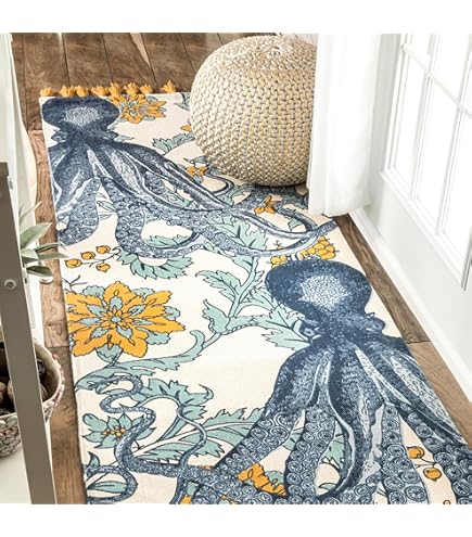Amazon.com: Nuloom Thomas Paul Blue Multicolor/Ivory, 2'8