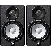 Yamaha HS5 MP Powered Studio Monitors 50th Anniversary Special Edition Matched Pair, Black