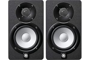 Yamaha HS5 MP Powered Studio Monitors 50th Anniversary Special Edition Matched Pair, Black