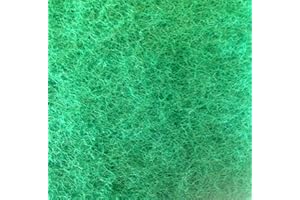 GREEN VISTA WATER GARDENS Green Vista 28 INCH x 2 Foot Universal COARSE Green Pond Filter Media - 2 Inch Thick Mat Traps Small and Large Debris, Improves Water Quality and Clarity - Koi Fish Friendly