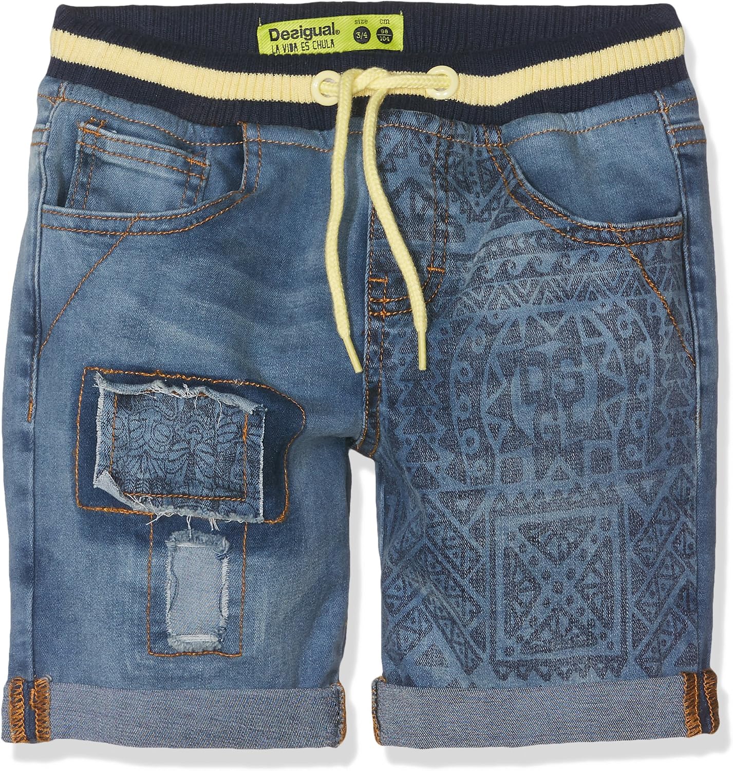 Desigual Denim_Grey Pantaloncini Bambino Bambini e ragazzi Abbigliamento  berjaya.edu.my