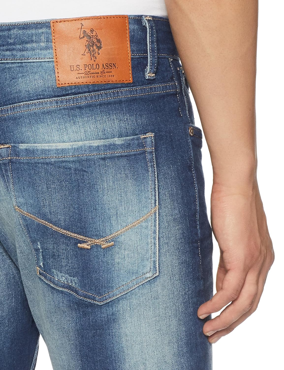 us polo association men's slim fit jeans