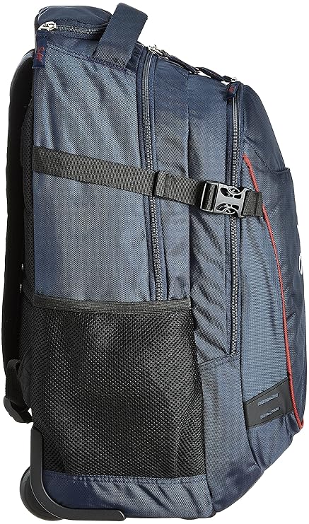 skybags 40 ltrs blue laptop trolley backpack