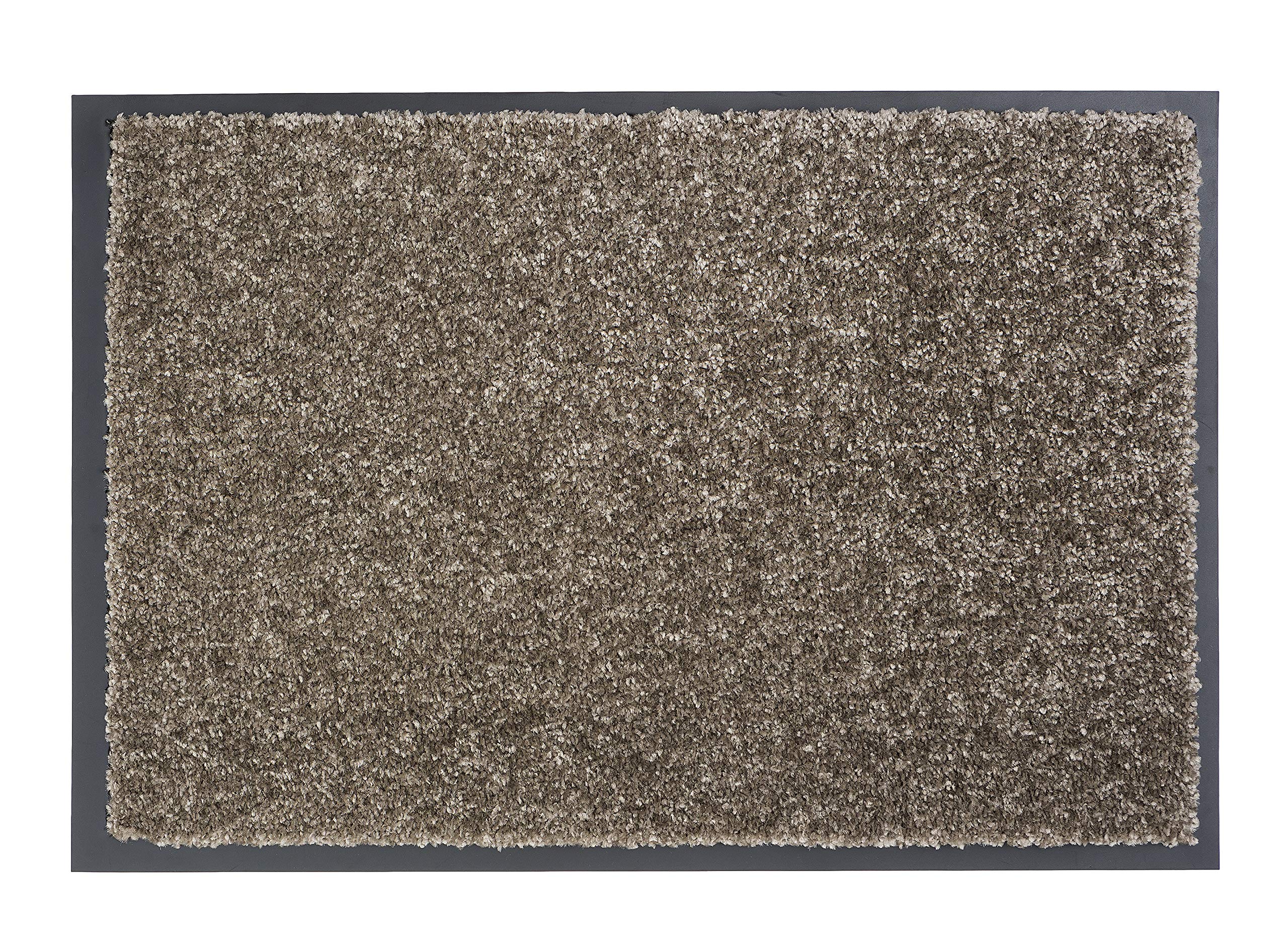Carpido Doormat, Polypropylene, Charcoal, 40 x 60 cm