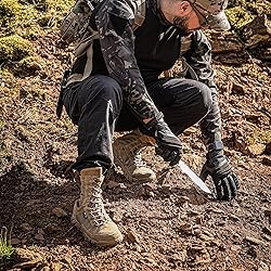 YEVHEV Men's 8 inch Tactical Boots Outdoor Casual