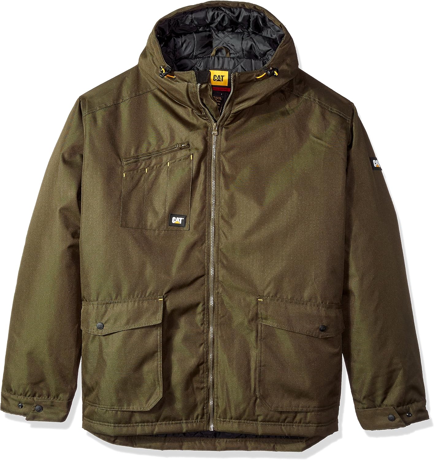 Caterpillar Hommes Battleridge Veste Manteau A Capuche Hiver Fermeture Zippée Amazon.fr