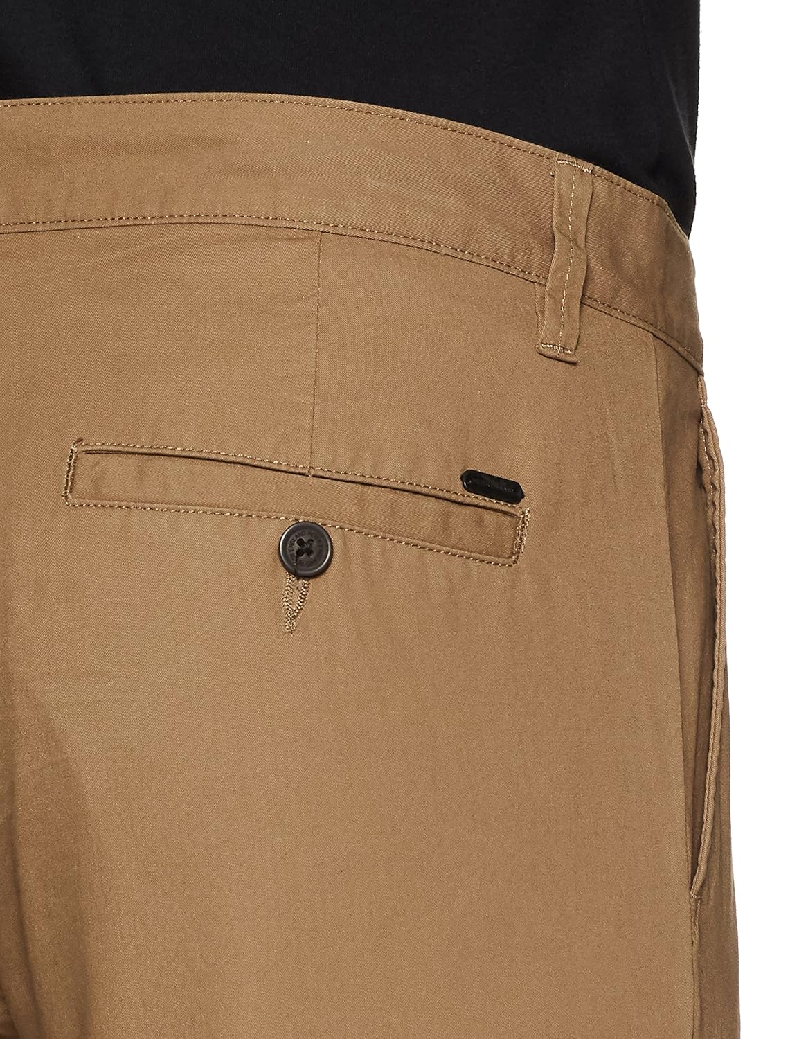 peter england men's slim fit casual trousers