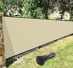 Windscreen4less 4' x 2' Privacy Fence Screen Heavy