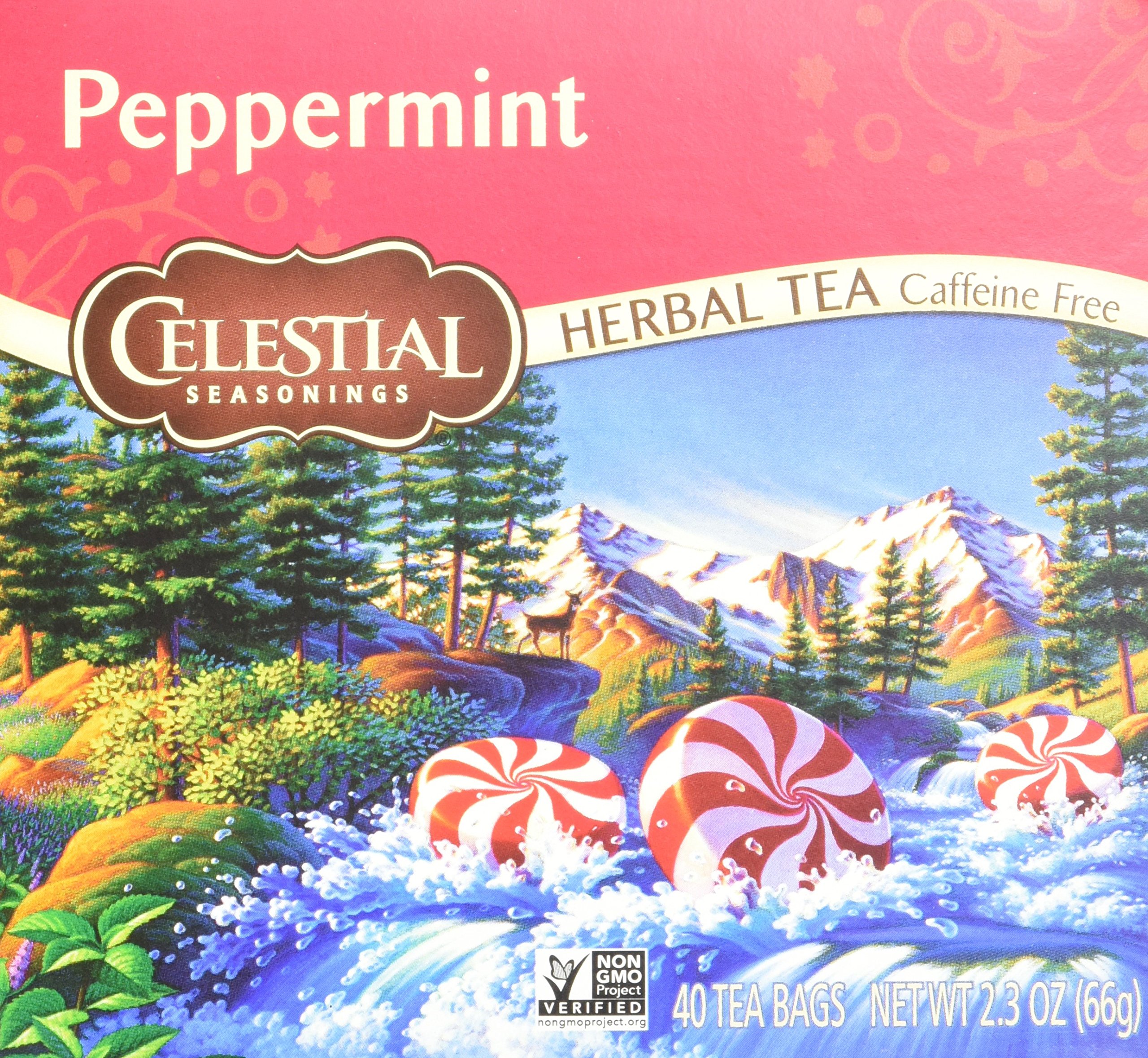 Celestial Seasonings Herbal Tea, Peppermint, 40 Count (Pack of 6) eBay