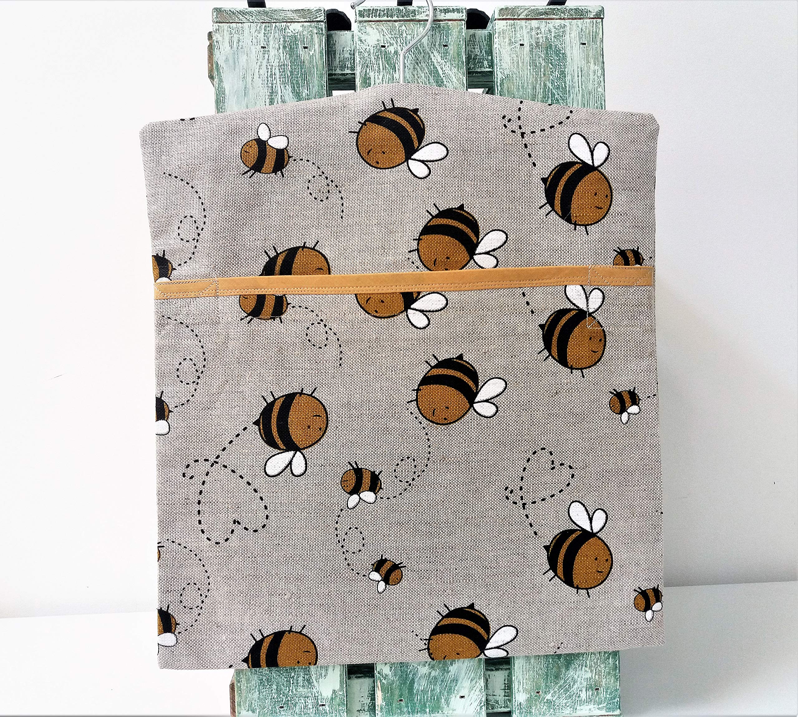 Linen Cotton Peg Bag Peg Storage Clothespin Bag Busy Bees