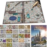 Loke Big Book of Battle Mats | Bastions &amp; Strongholds Lay Flay Dry Erase DnD maps
