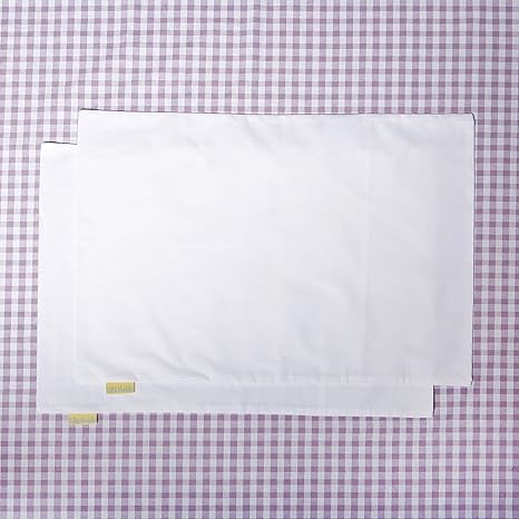 Lilla Kuddis Pk2 Pillow Cases For Cot Cot Bed Pillow Amazon Co