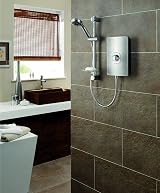 Triton Showers Collection 2 8.5kW Electric Shower Brushed Steel with Head Hose view 2