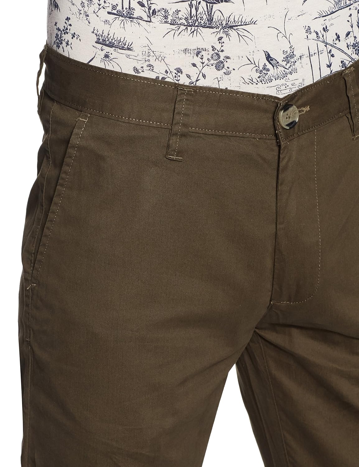 peter england men's chino casual trousers