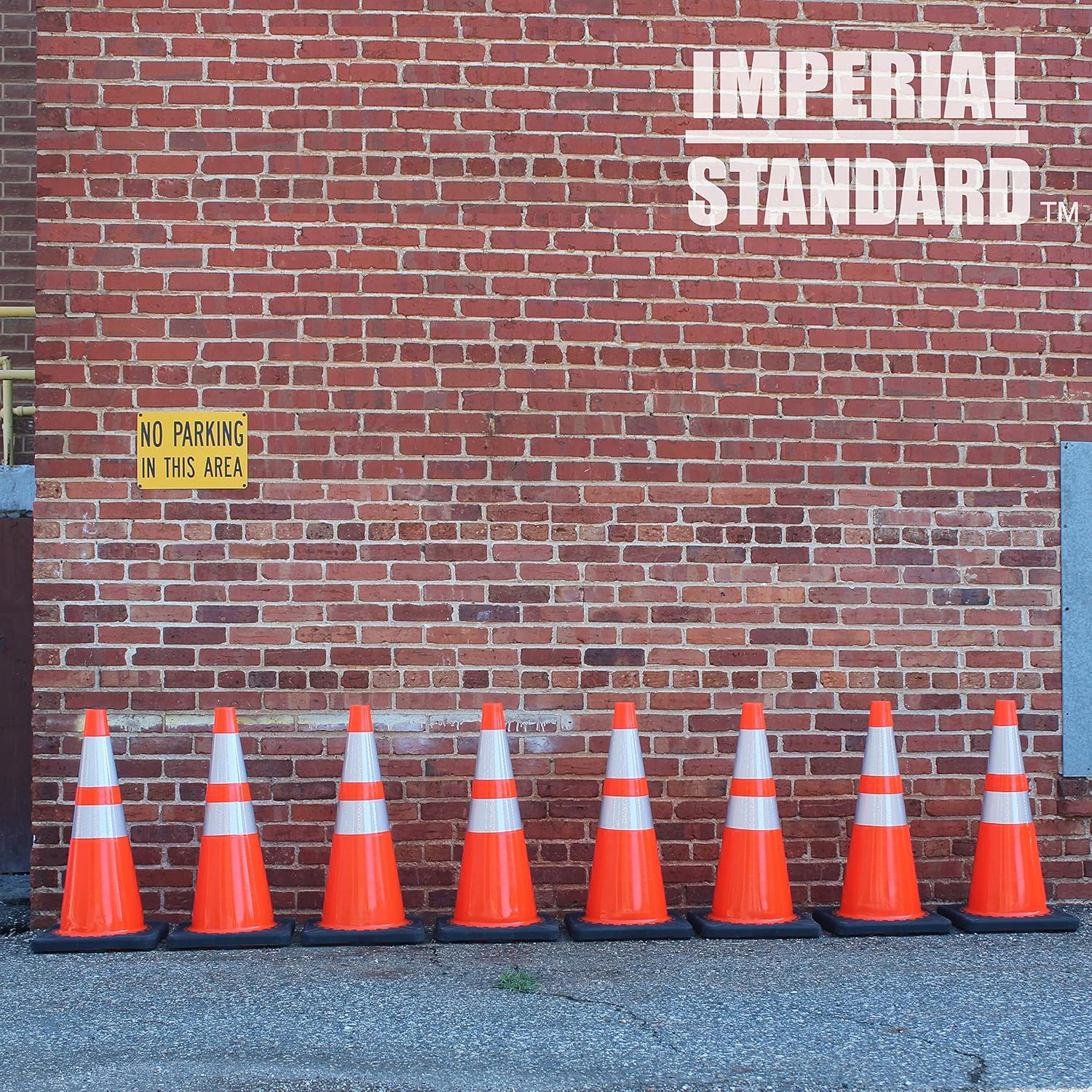 Construction Cones 18 Orange Cones with 2 Reflective Collars Safety