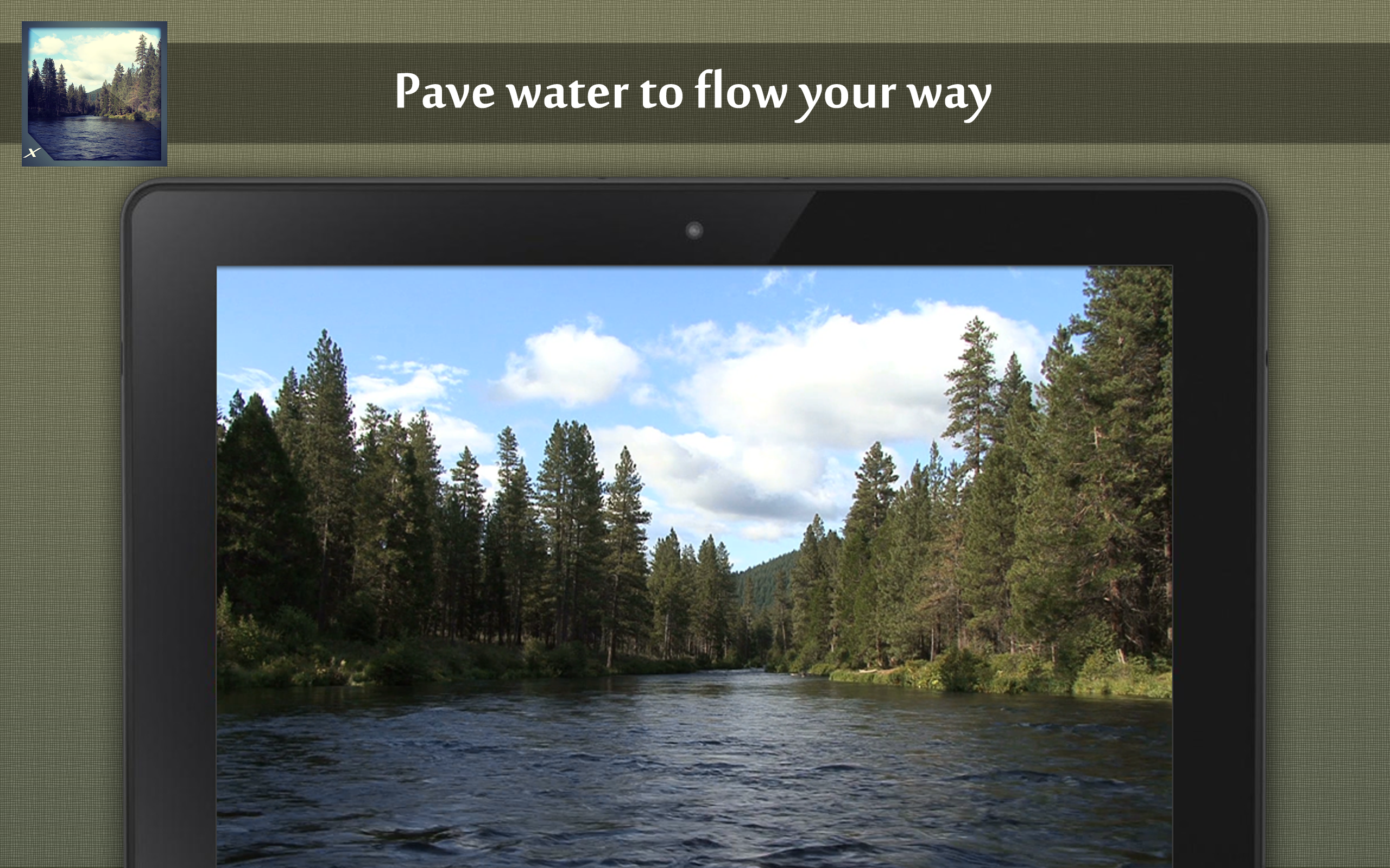 Flowing River View - Pave Water to Flow Your Way - Thumbnail 3