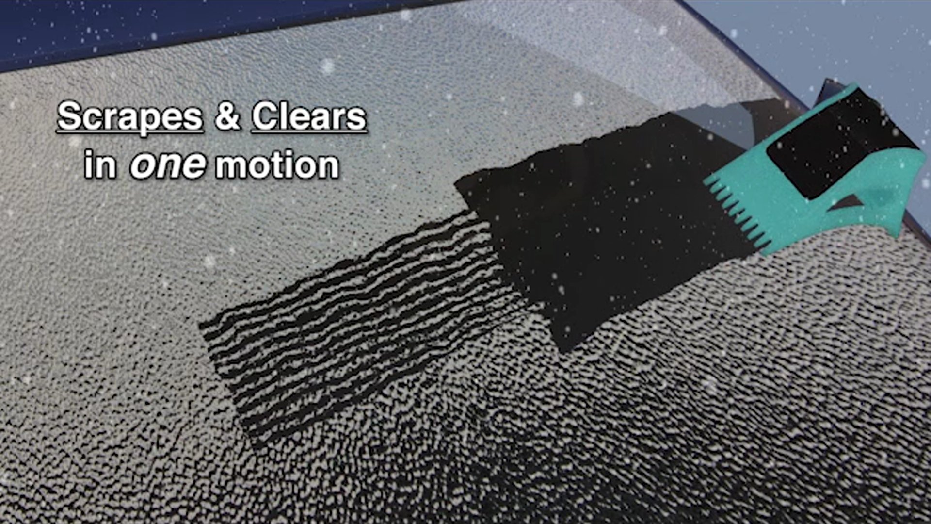 Better Stuff Brass Ice Scraper - Chip & Clear Ice In Same Motion, Ergonomic Winter Car Tool