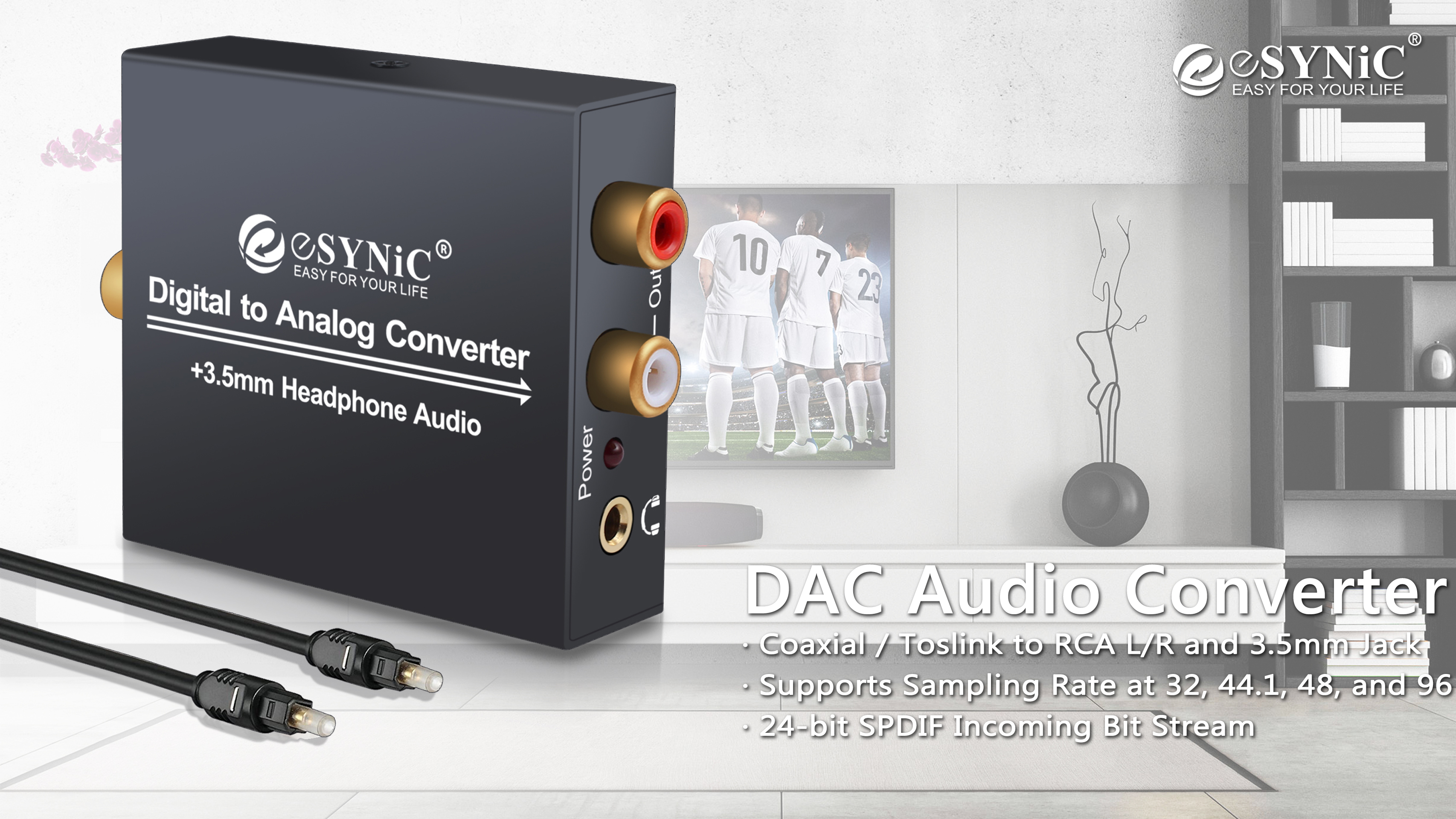 6 ESYNIC+Digital+Converter+Optical+Adapter
