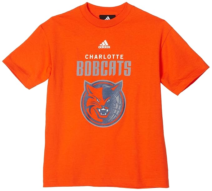 Charlotte Bobcats adidas Youth 2012-2013 Primary Logo Short Sleeve T-Shirt: Amazon.in: Sports 