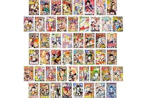 Waschbar 50PCS Anime Room Decor - My Hero Academia Posters, Manga Wall Collage for Teen Room Decor