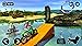 Beach Water Surfer Bike Racing