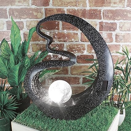 GardenKraft Solar Ball Garden Sculpture