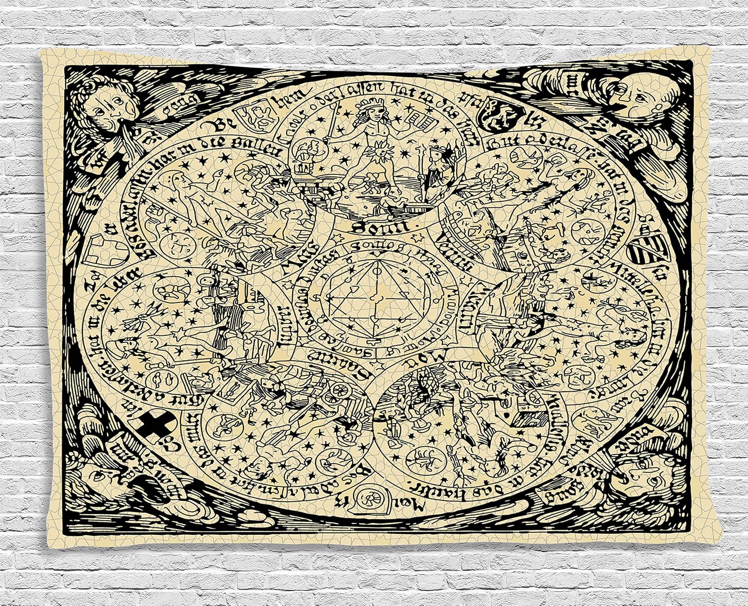 Wall Hanging For Bedroom Living Room Dorm Lodge Style Hardwood Planks Image Print Farmhouse Grunge Design 80 W X 60 L Inches Ambesonne Wooden Tapestry Salmon Orange Burnt Orange Wid 23501 80x60