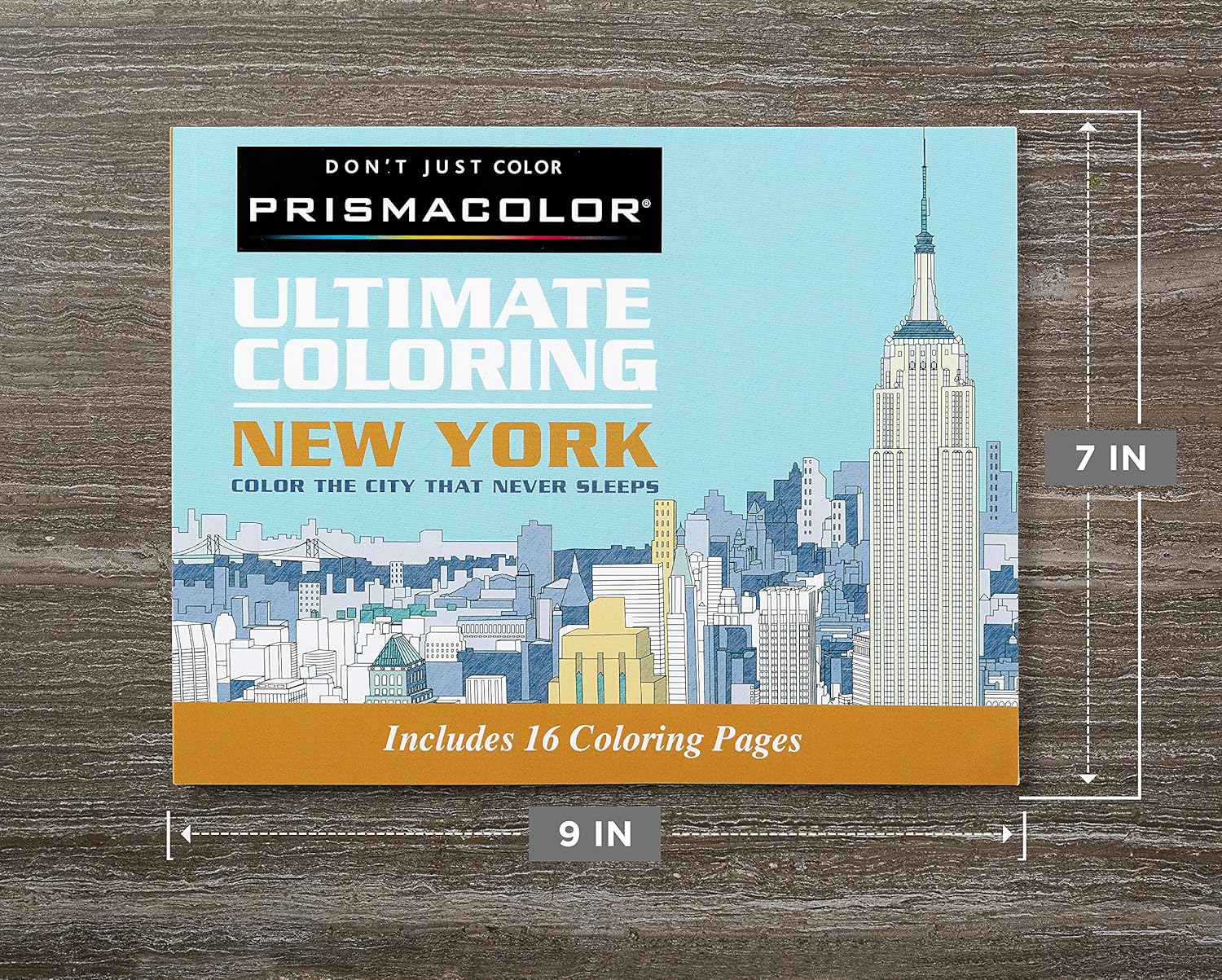 Prismacolor Premier Soft Core Pencils Adult Coloring Book Kit, New York City, 21 Pieces: Office Products