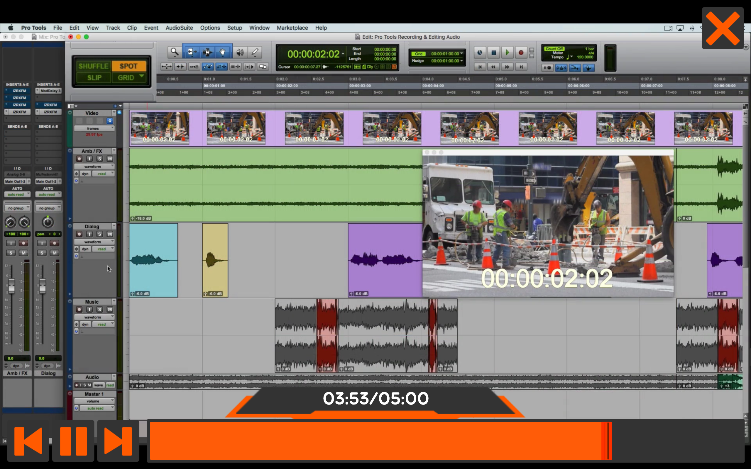 Pro Tools 103: Recording and Editing Audio - Thumbnail 5