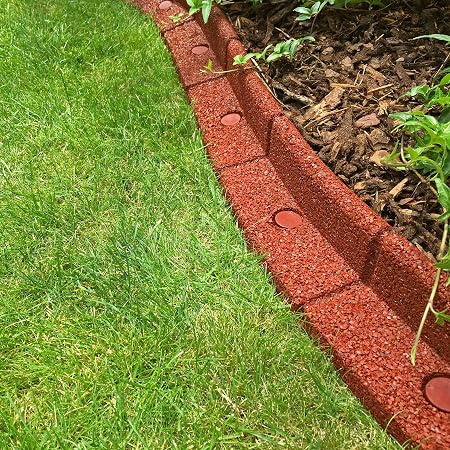 Flexiborder - Bordillo flexible de jardín para césped, resistente ...