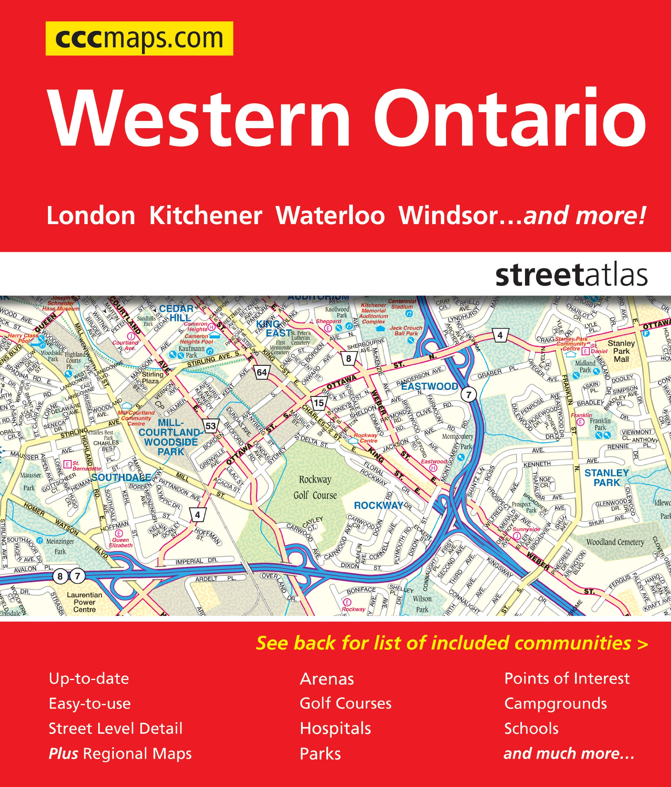Map Of Western Ontario Western Ontario Map Guide: Various, Ccc: 9781553686781: Books - Amazon.ca