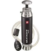Katadyn Pocket Ceramic Hand Pump Water Filter for Emergency &amp; Survival | 13,000 Gallon Capacity, 20-Year Guarantee, Portable &amp; Lightweight, For Camping, Backpacking &amp; Hiking