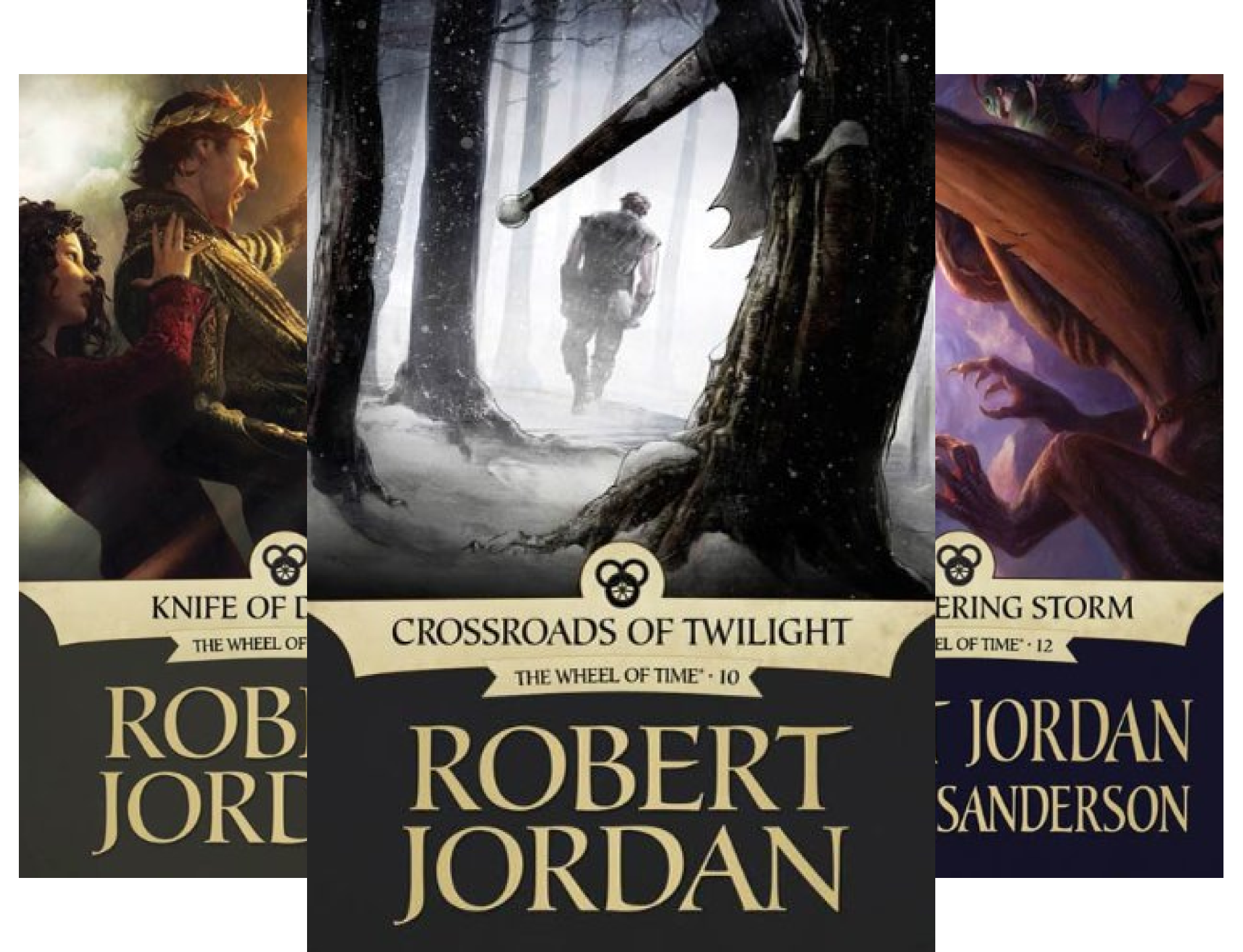 Wheel of Time: Crossroads of Twilight, Knife of Dreams, Gathering Storm (3 Book Series)