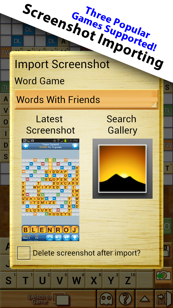 Word Breaker Free Cheats for Words With Friends, Wordfeud, Scrabble