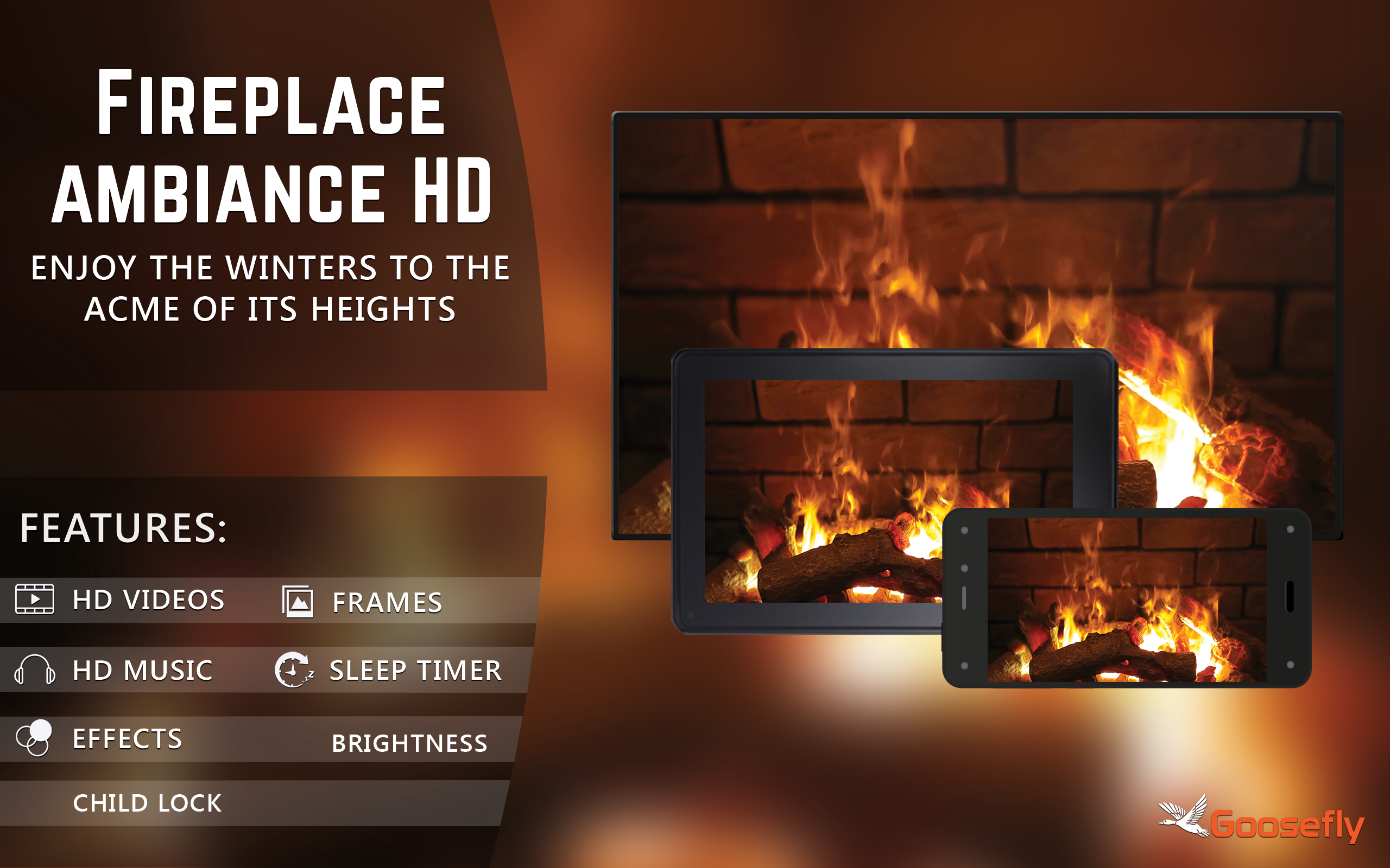 Fireplace Ambiance HD - Wallpaper & Themes - Thumbnail 2
