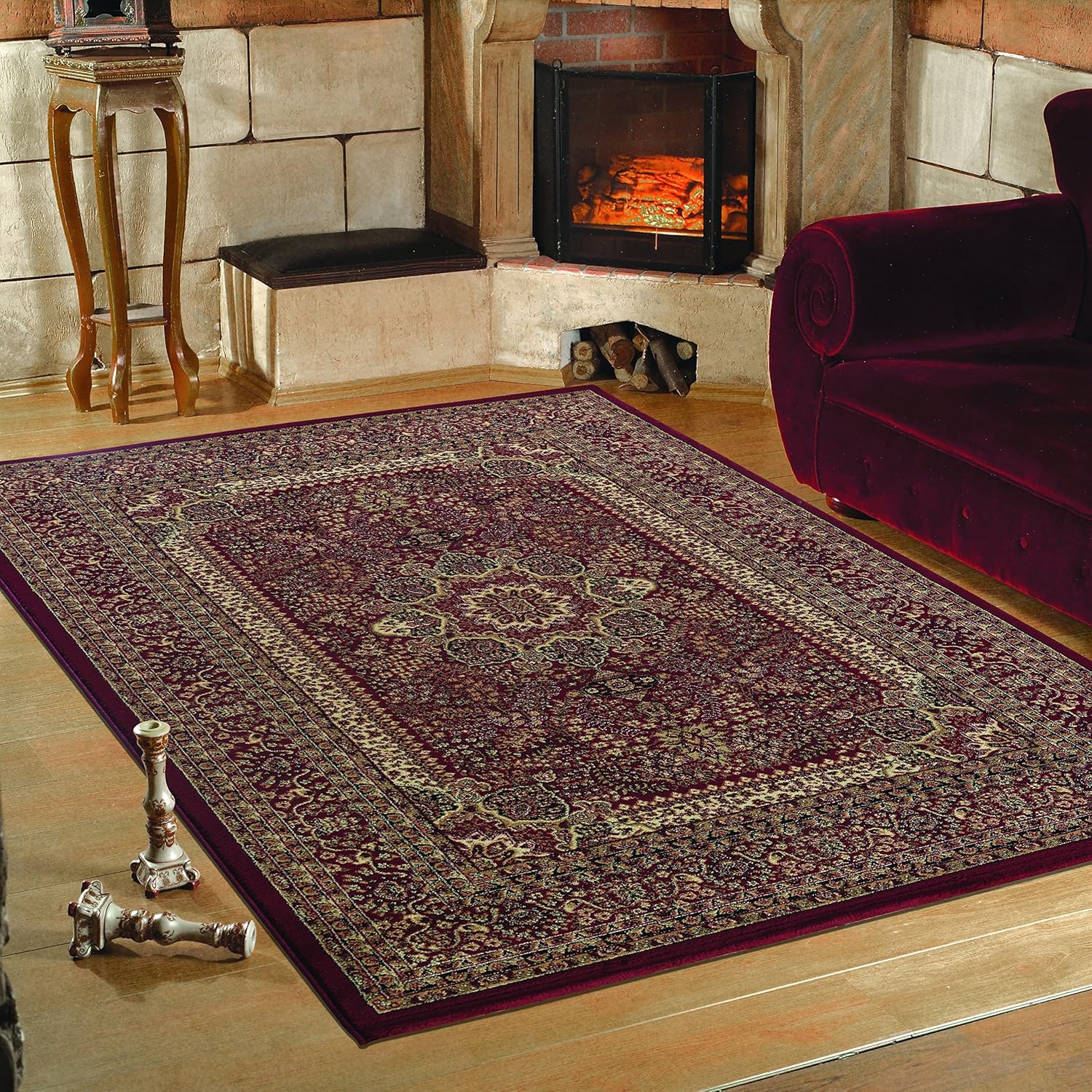 Ayyildiz Oriental Rug Marrakesh Collection 0207 Red 120 X 170cm Amazon Co Uk Kitchen Home